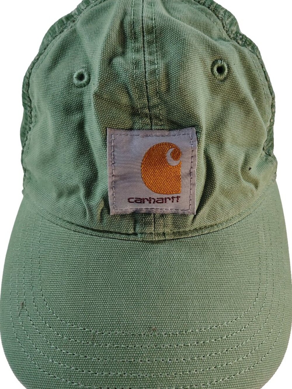 Men's Adjustable Green Mesh-Back Carhartt Cap